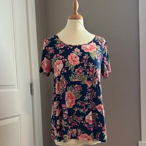 Floral Print Women's Top